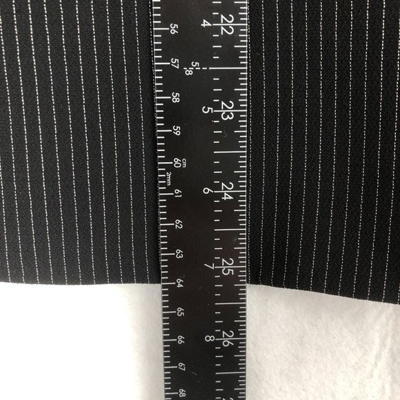 Tahari ASL Women's Size 6 Black White Striped Two-Button Blazer Jacket - Picture 5 of 8